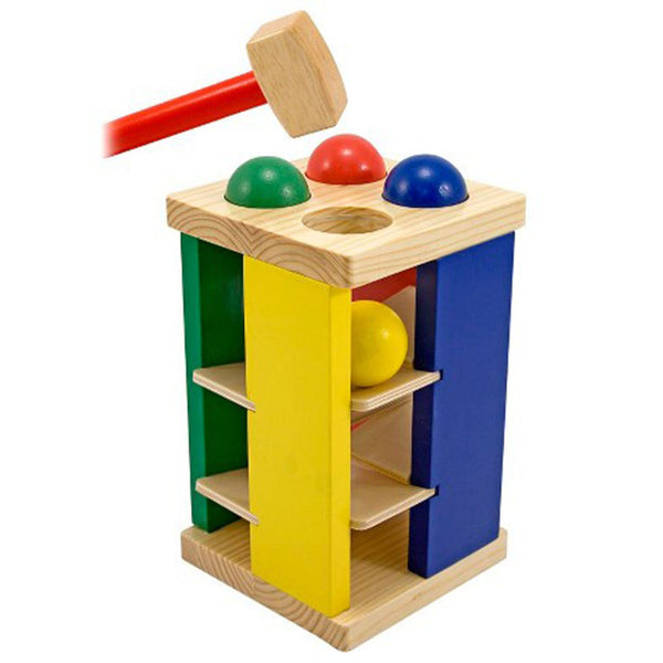 Melissa And Doug Pound And Roll Tower Wooden Play Set Radar Toys