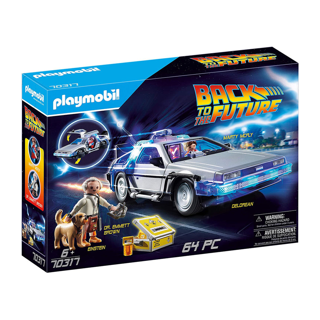 Playmobil Back To The Future DeLorean Building Set 70317
