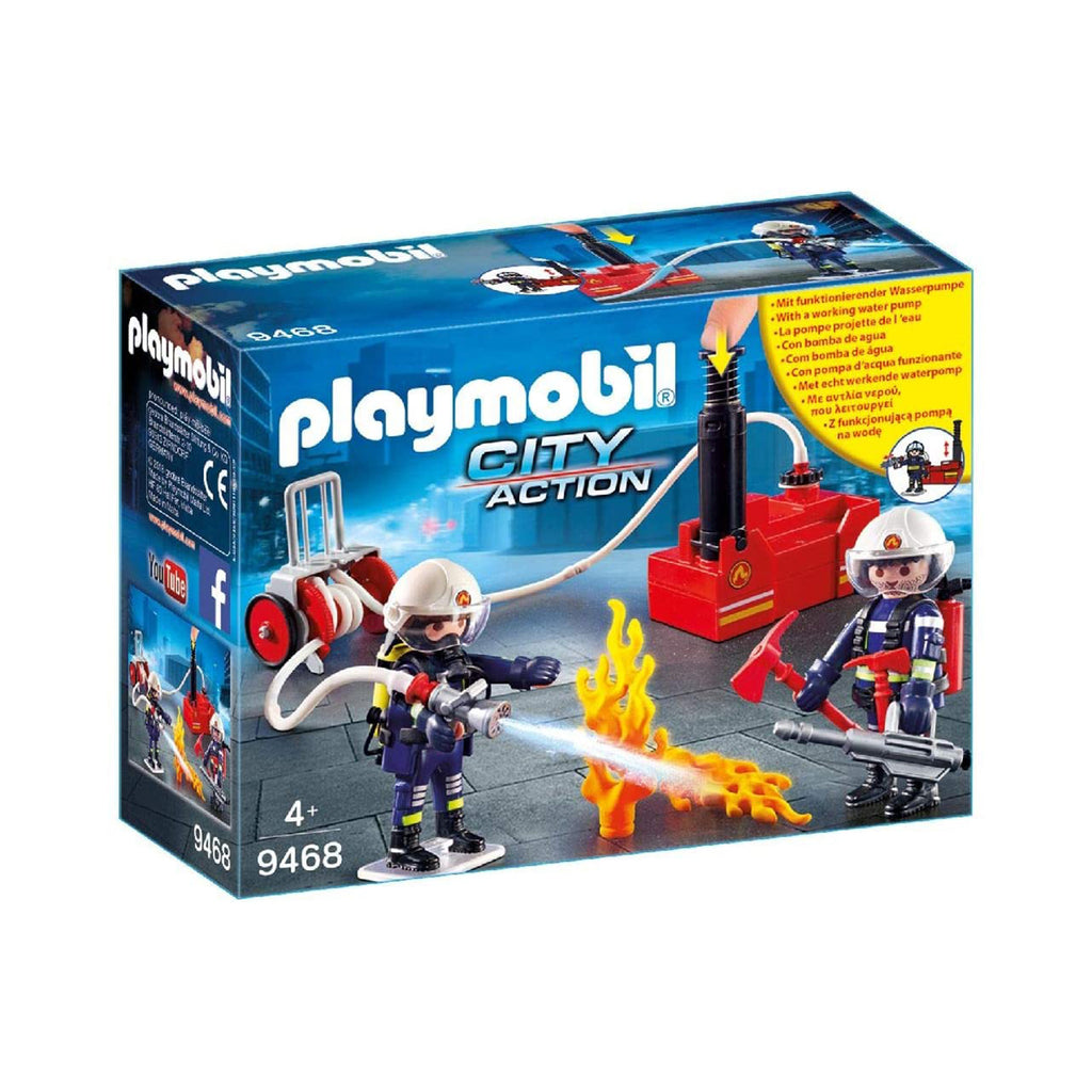 Playmobil City Action Firefighters With Water Pump Building Set 9468