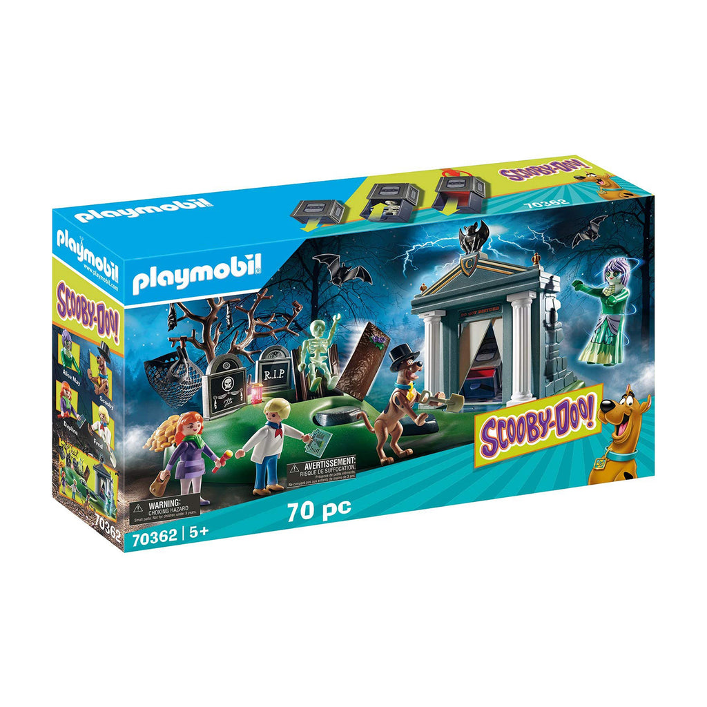 Playmobil Scooby-Doo Adventure In The Cemetery Building Set 70362 - Radar Toys