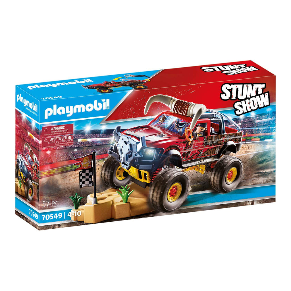 Playmobil Stunt Show Bull Monster Truck Building Set 70549 - Radar Toys