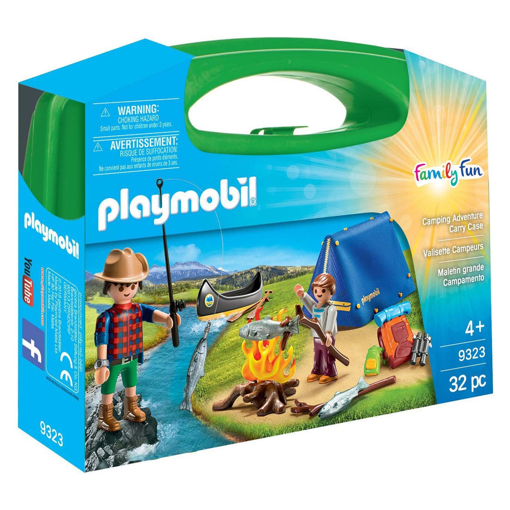 Playmobil Family Fun Camping Adventure Carry Case Building Set 9323