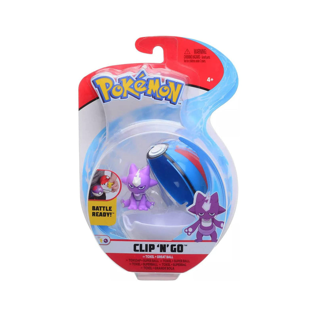 Pokemon Clip 'N' Go Toxel And Great Ball Figure Pack