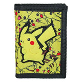 Pokemon Pikachu Velcro Tri-Fold Wallet - Radar Toys