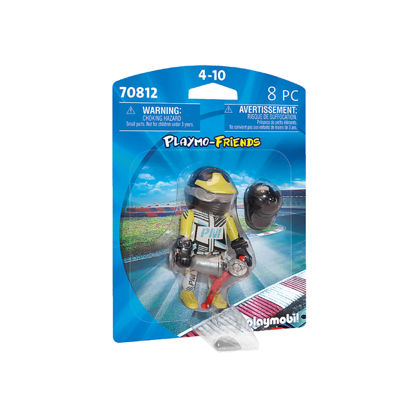 Playmobil Playmo Friends Race Car Driver Figure 70812 Radar Toys