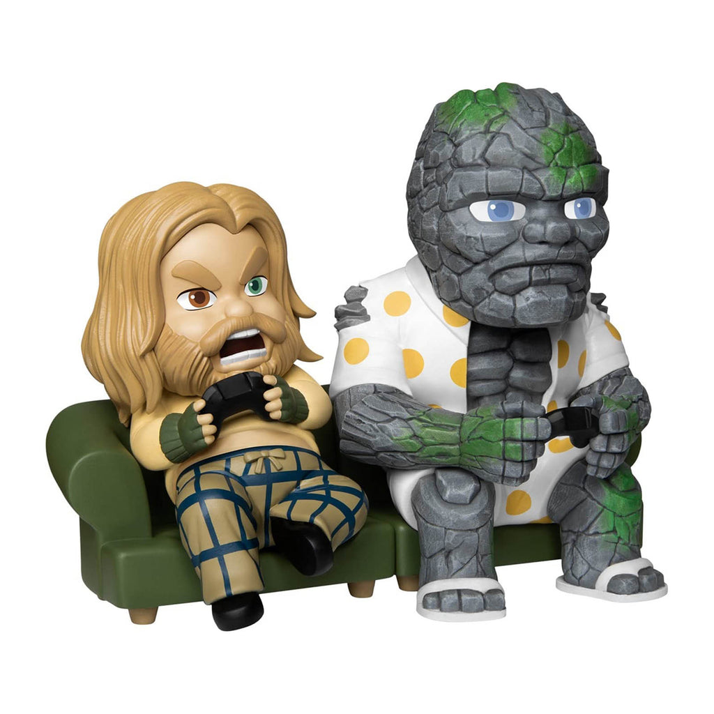 SDCC 2021 Avengers Endgame Bro Thor And Korg Game Time Mini Egg Attack Figure - Radar Toys