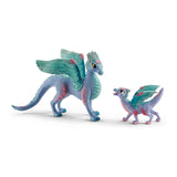 Schleich Flower Dragon And Baby Bayala Figure Set 70592 - Radar Toys
