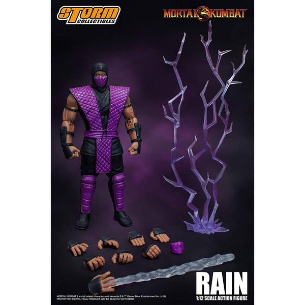 Storm Collectibles Mortal Kombat Rain 6.75 Inch Action Figure