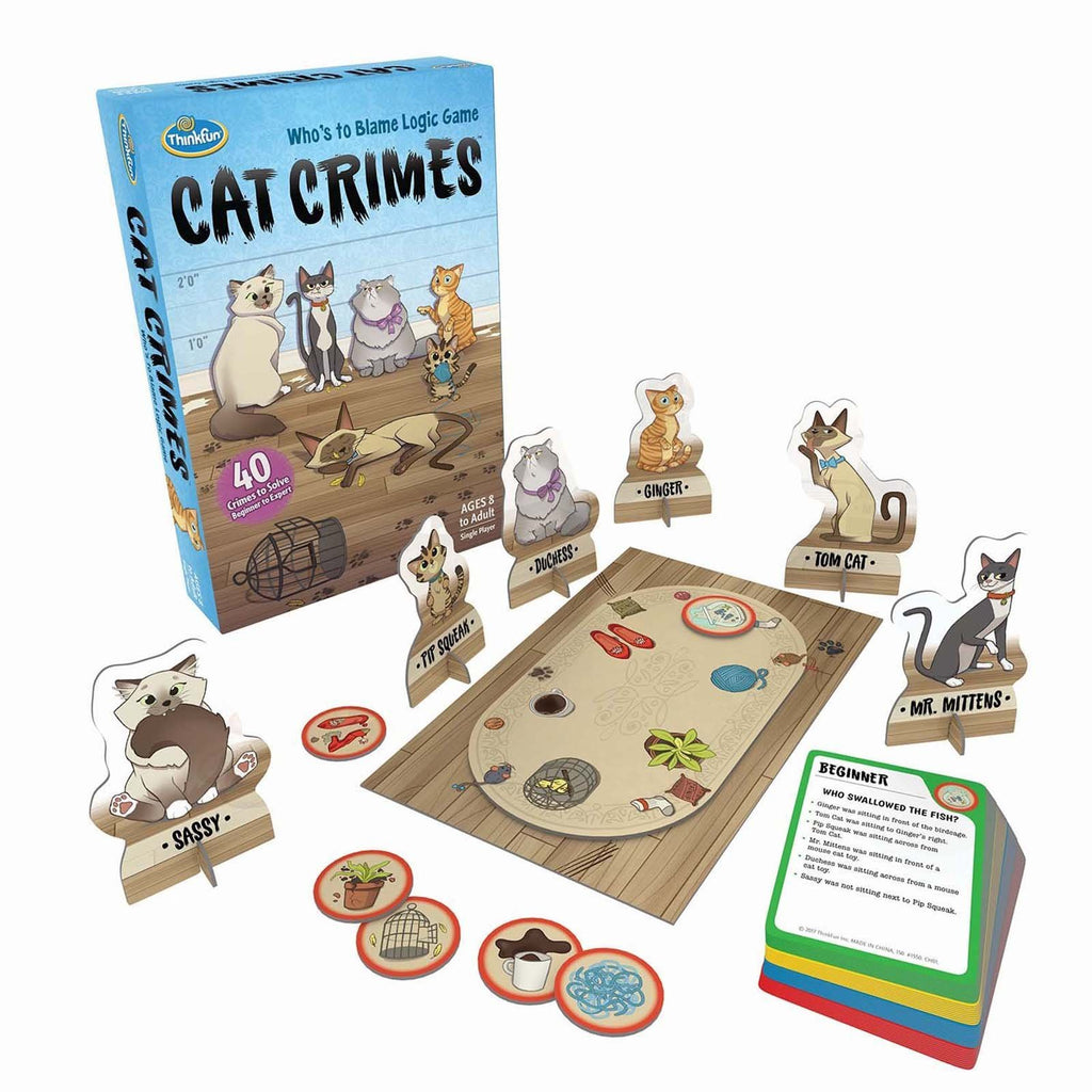 Thinkfun Cat Crimes The Logic Game