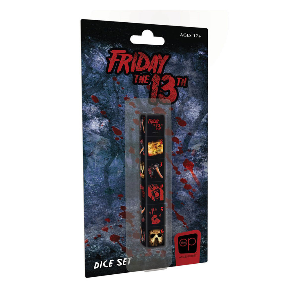 USAopoly Friday The 13th 6 Piece Dice Set