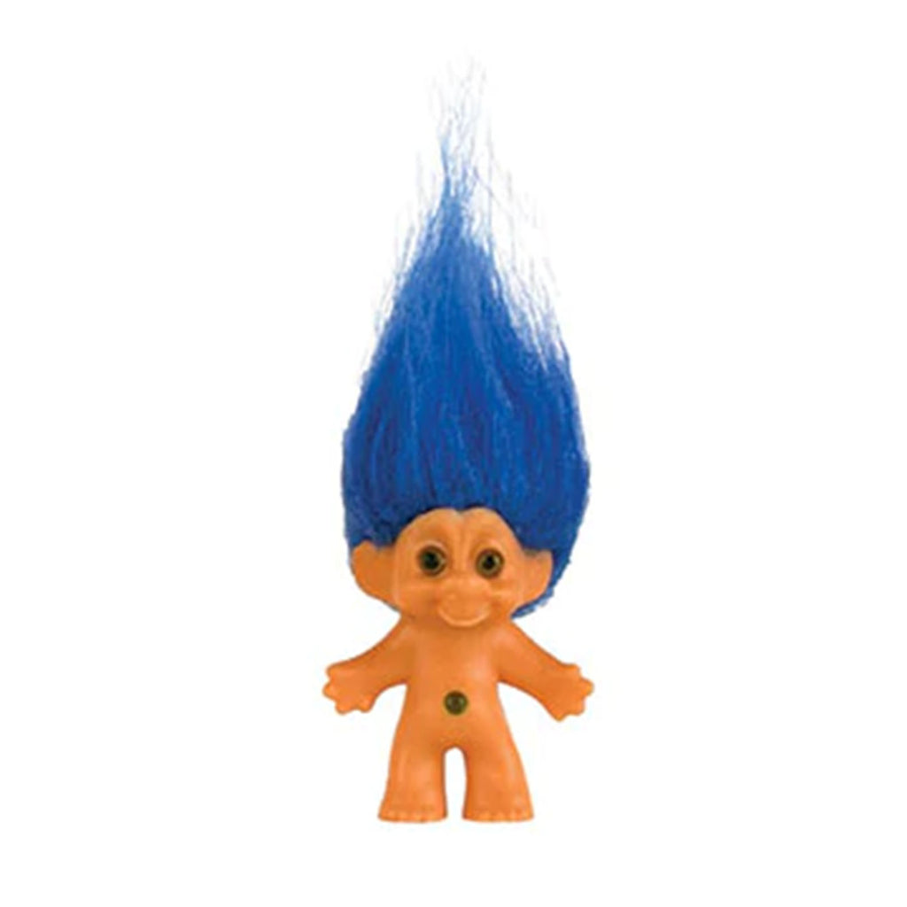 World's Smallest Good Luck Trolls Blue Hair Mini Figure