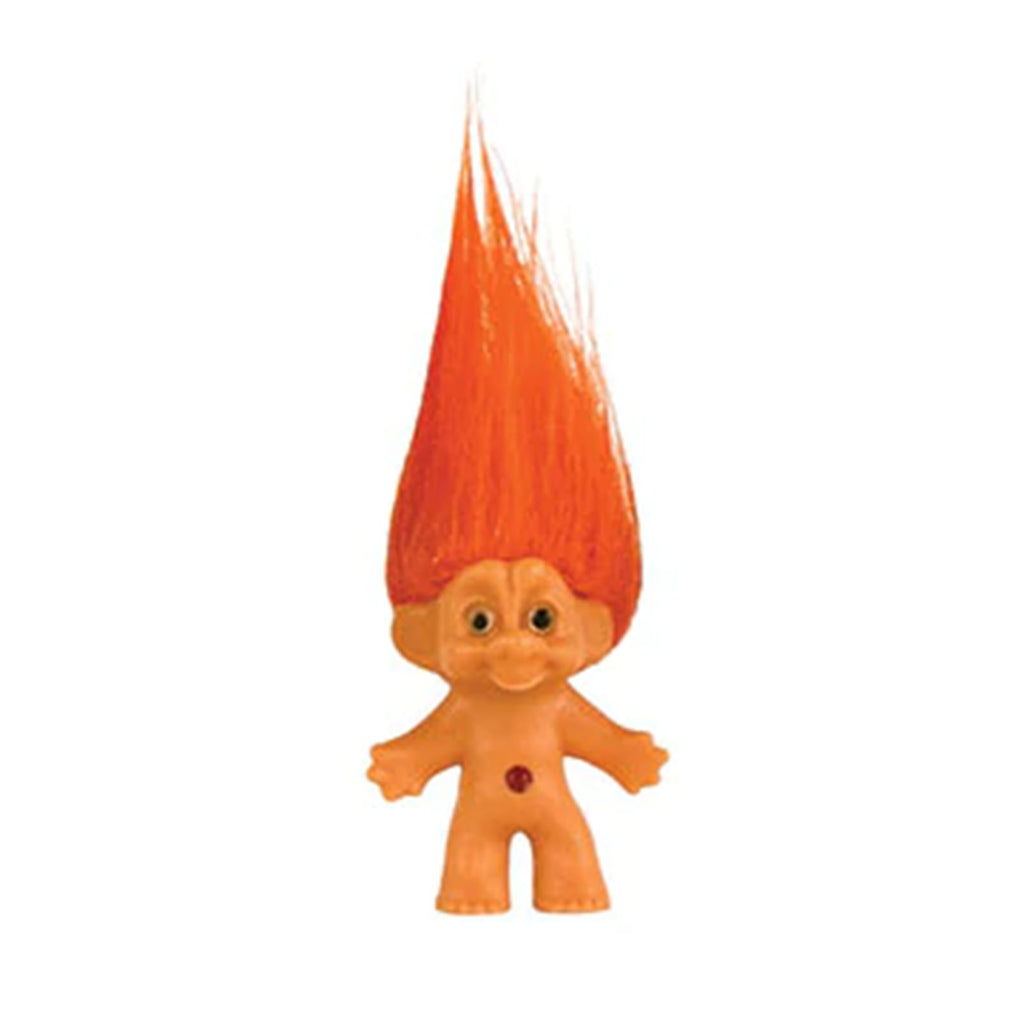 World's Smallest Good Luck Trolls Orange Hair Mini Figure
