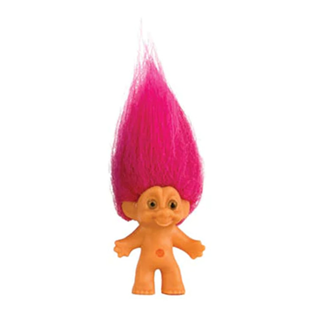 World's Smallest Good Luck Trolls Pink Hair Mini Figure