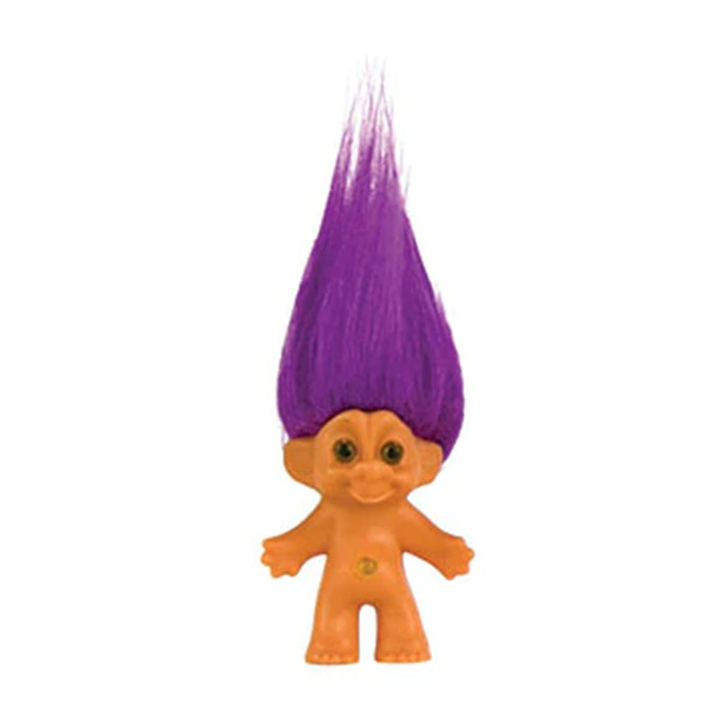 World's Smallest Good Luck Trolls Purple Hair Mini Figure