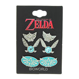 Zelda Blue 3 Pairs Of Earrings - Radar Toys