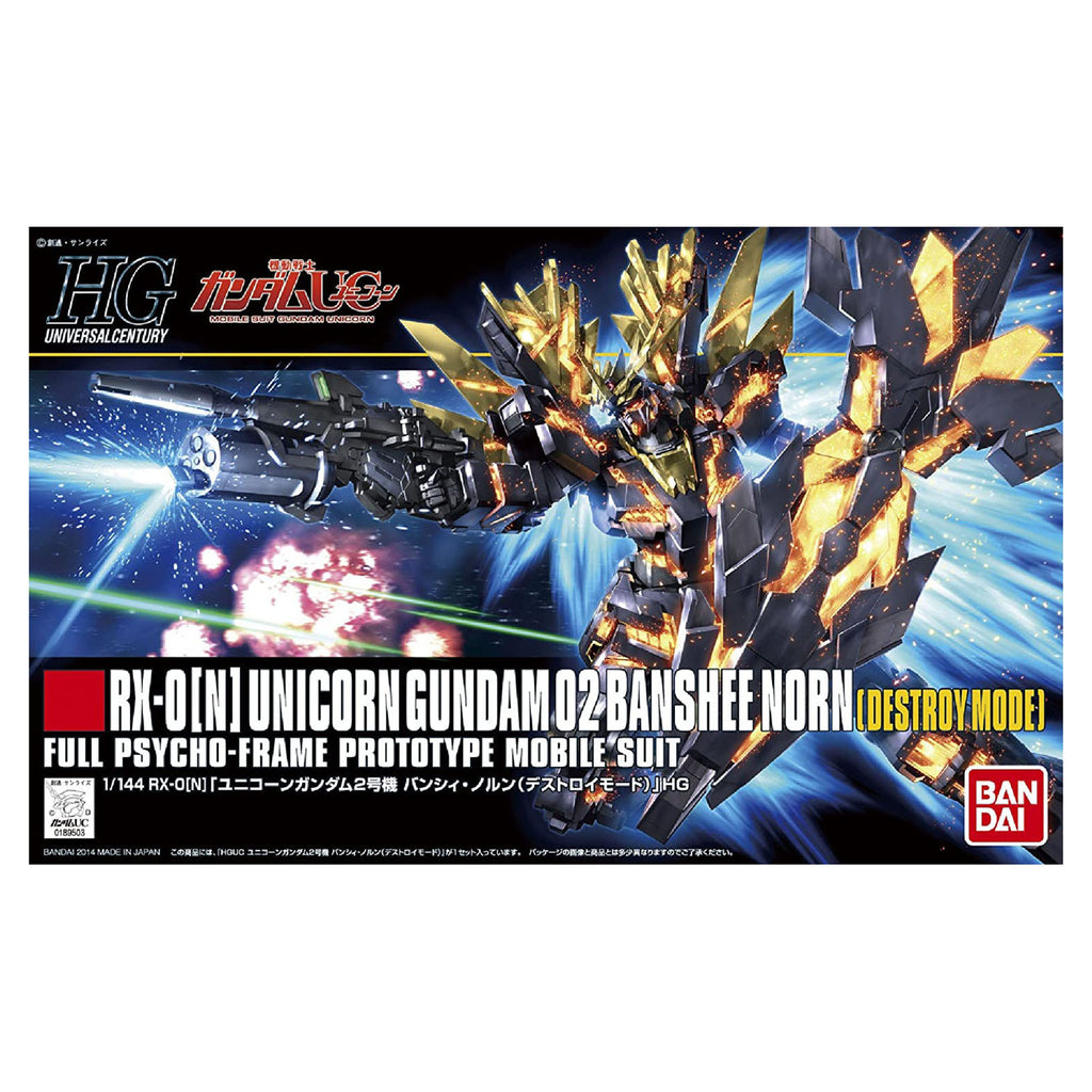 Bandai Unicorn Gundam Banshee Destroy Mode HG Model Kit