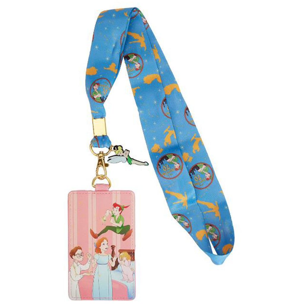 Loungefly Disney Peter Pan You Can Fly 70th Anniversary Lanyard With Cardholder