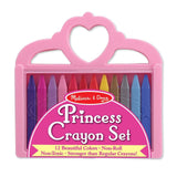 Melissa And Doug 12 Colors Princess Crayon Set - Radar Toys