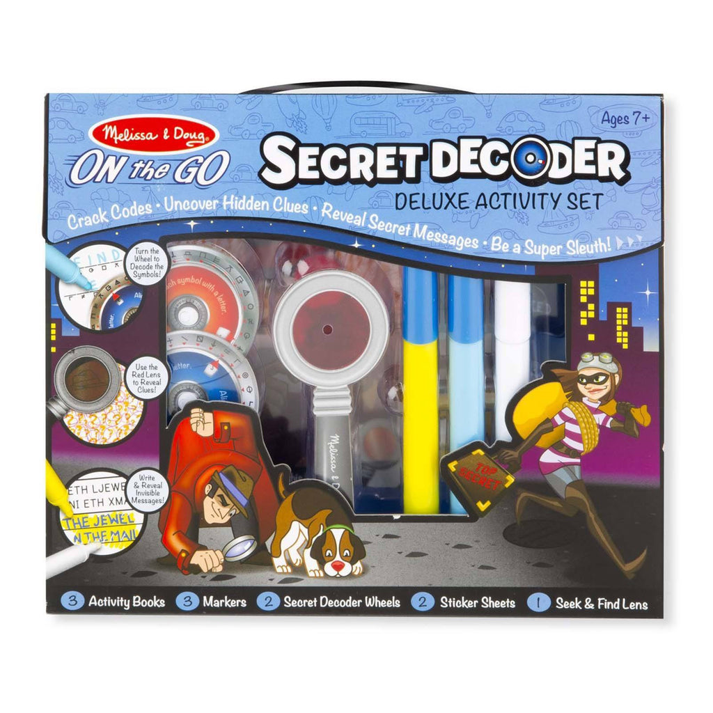 Melissa And Doug On The Go Secret Decoder Deluxe Activity Set