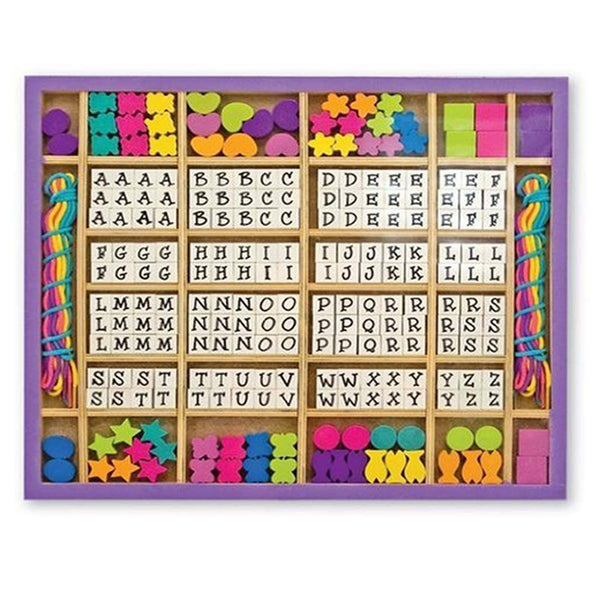 Melissa And Doug Wooden Stringing Bead Sets Kids Crafts