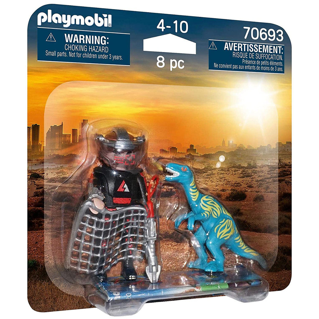 Playmobil Dino Rise Duopack Velociraptor With Dino Catcher 70693
