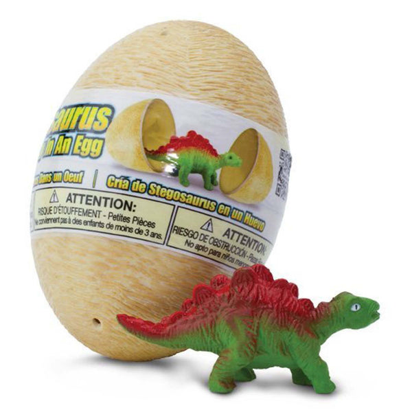Stegosaurus Baby Dino in Egg Figure Dinosaur Toys Safari | Radar Toys