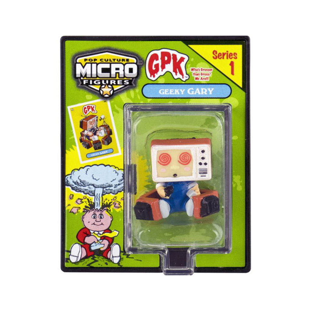 World's Smallest Micro Figures Garbage Pail Kids Geeky Gary Action Figure