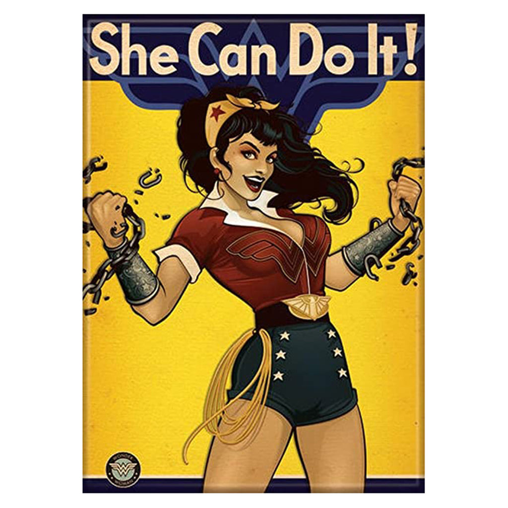 Ata-Boy DC Comics Wonder Woman She Can Do It! Magnet - Radar Toys