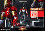 Hot Toys Marvel Iron Man Mark III Construction Version Figure - Radar Toys