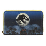 Loungefly Jurassic Park 30th Anniversary Dinosaur Moon Zip Around Wallet - Radar Toys