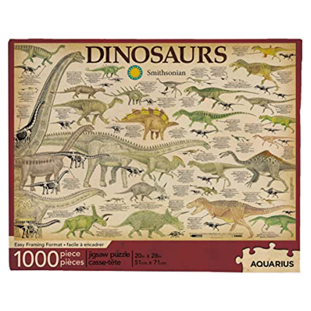 Smithsonian Dinosaur 1000 Piece Puzzle