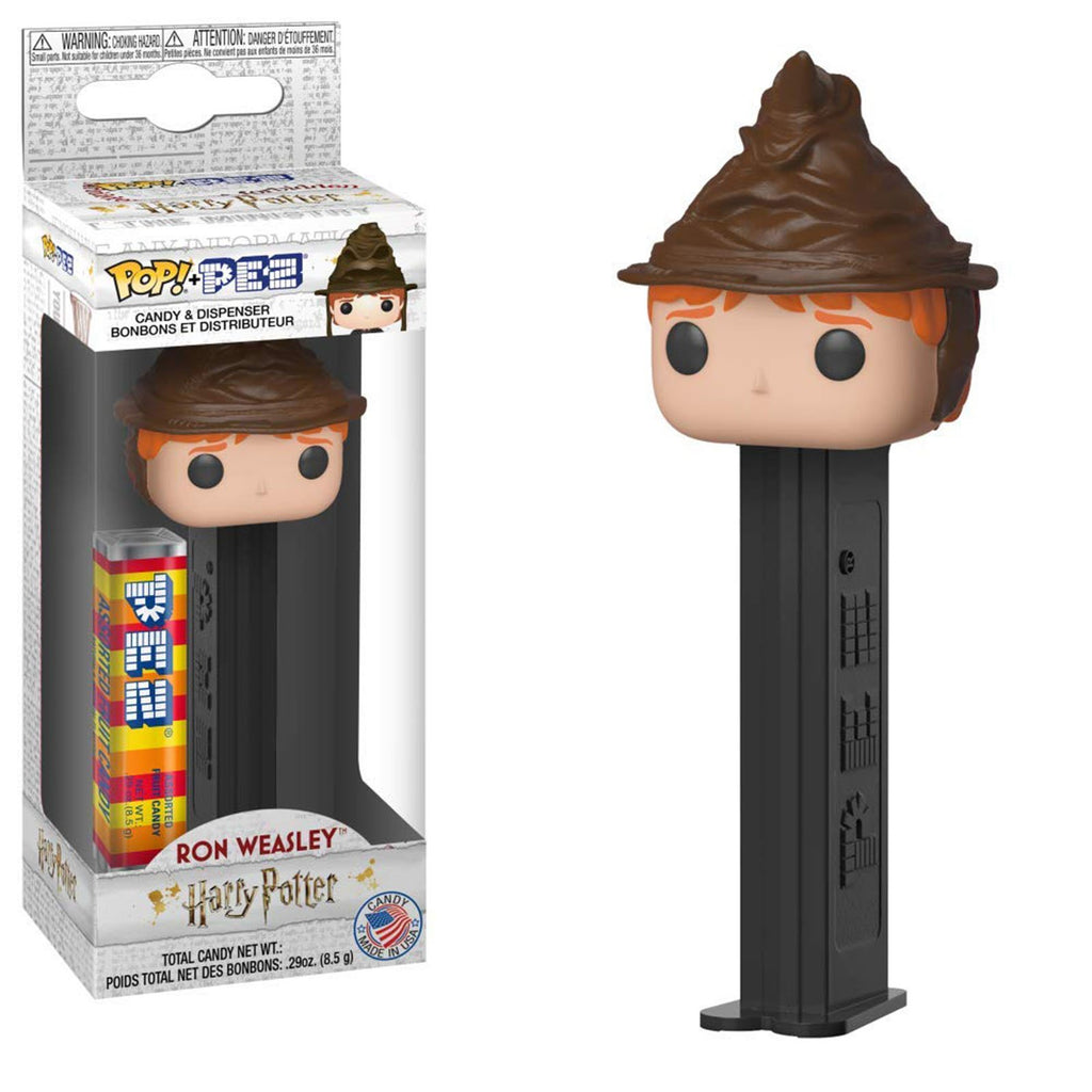 Funko Harry Potter POP PEZ Ron Weasley Sorting Hat Dispenser - Radar Toys