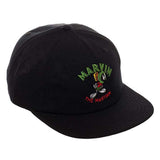 Looney Tunes Marvin The Martian Black Adjustable Buckle Hat - Radar Toys
