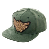 Zelda Distressed Metal Logo Green Adjustable Snapback Hat - Radar Toys