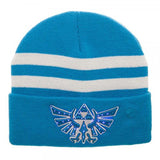 Zelda Hyrule Fiber Optic Blue White Beanie - Radar Toys