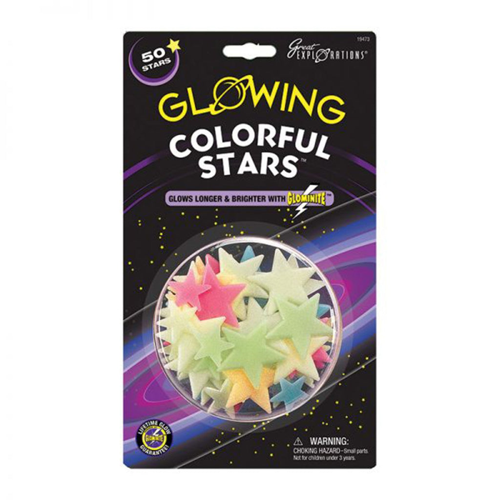 Great Explorations Glowing Colorful Stars Set