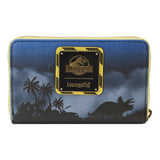 Loungefly Jurassic Park 30th Anniversary Dinosaur Moon Zip Around Wallet - Radar Toys