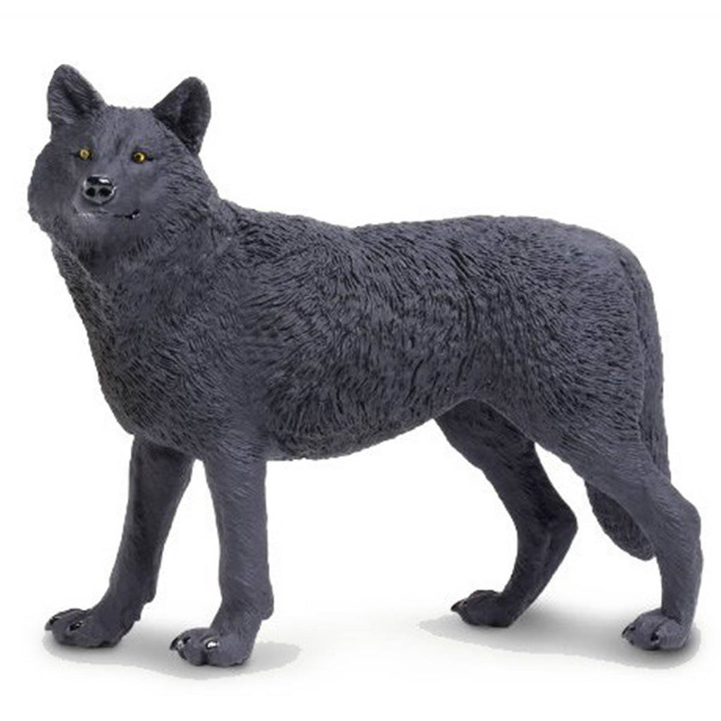 Black Wolf Wildlife Wonders Figure Safari Ltd