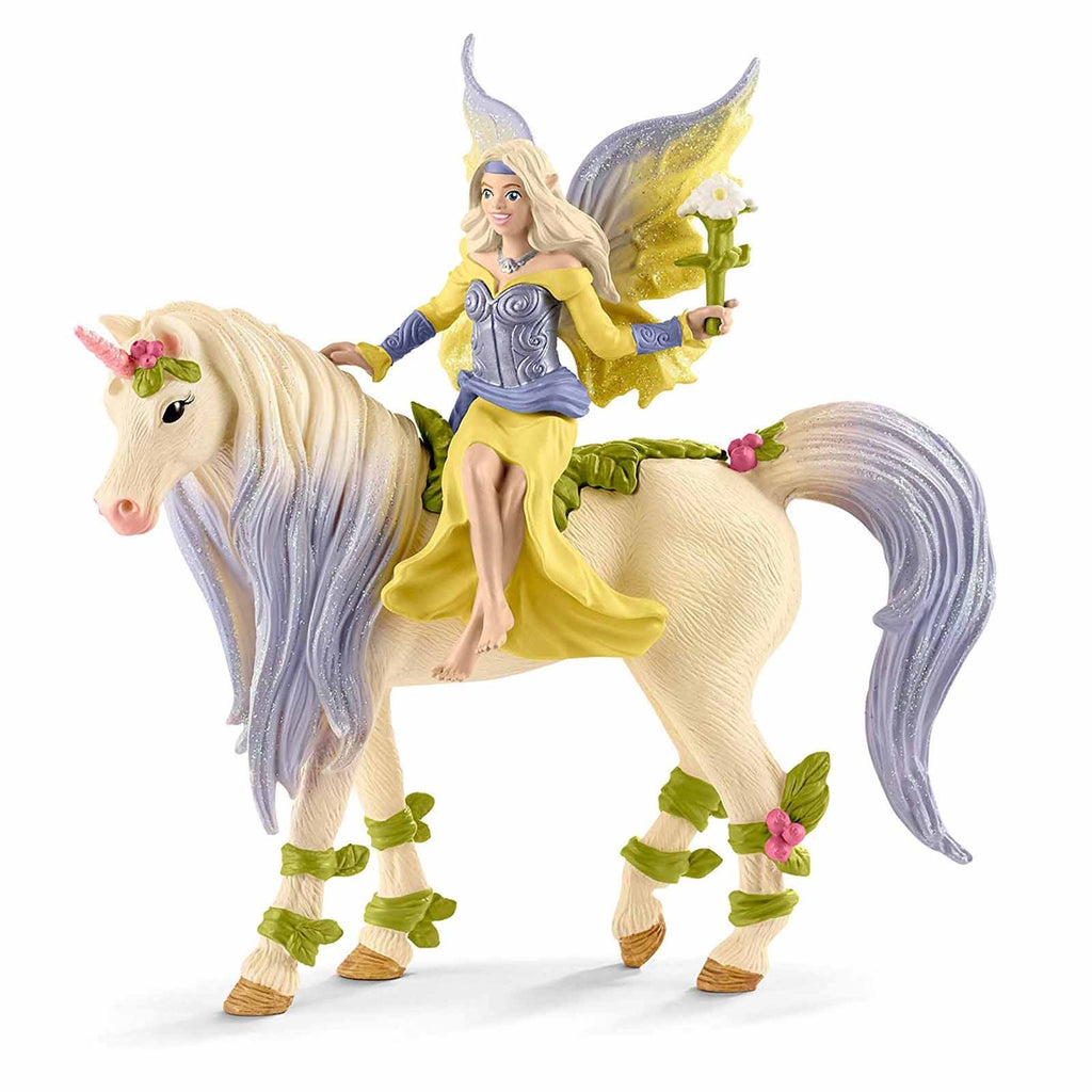 Schleich Fairy Sera With Blossom Unicorn Bayala Fantasy Figure 70565 - Radar Toys
