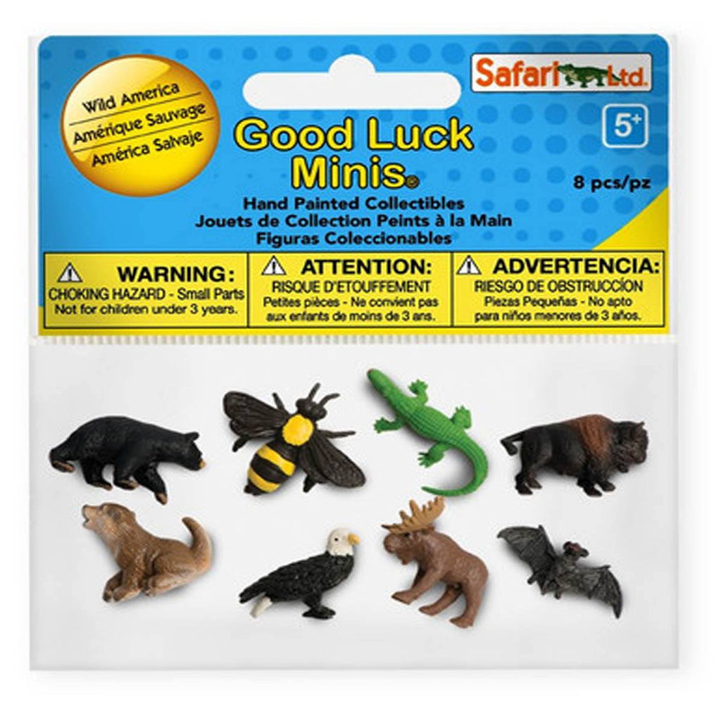 Wild America Fun Pack Mini Good Luck Figures Safari Ltd
