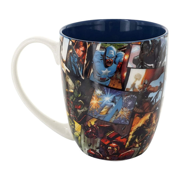 Marvel Avengers Captain America & Comic Frames Mug