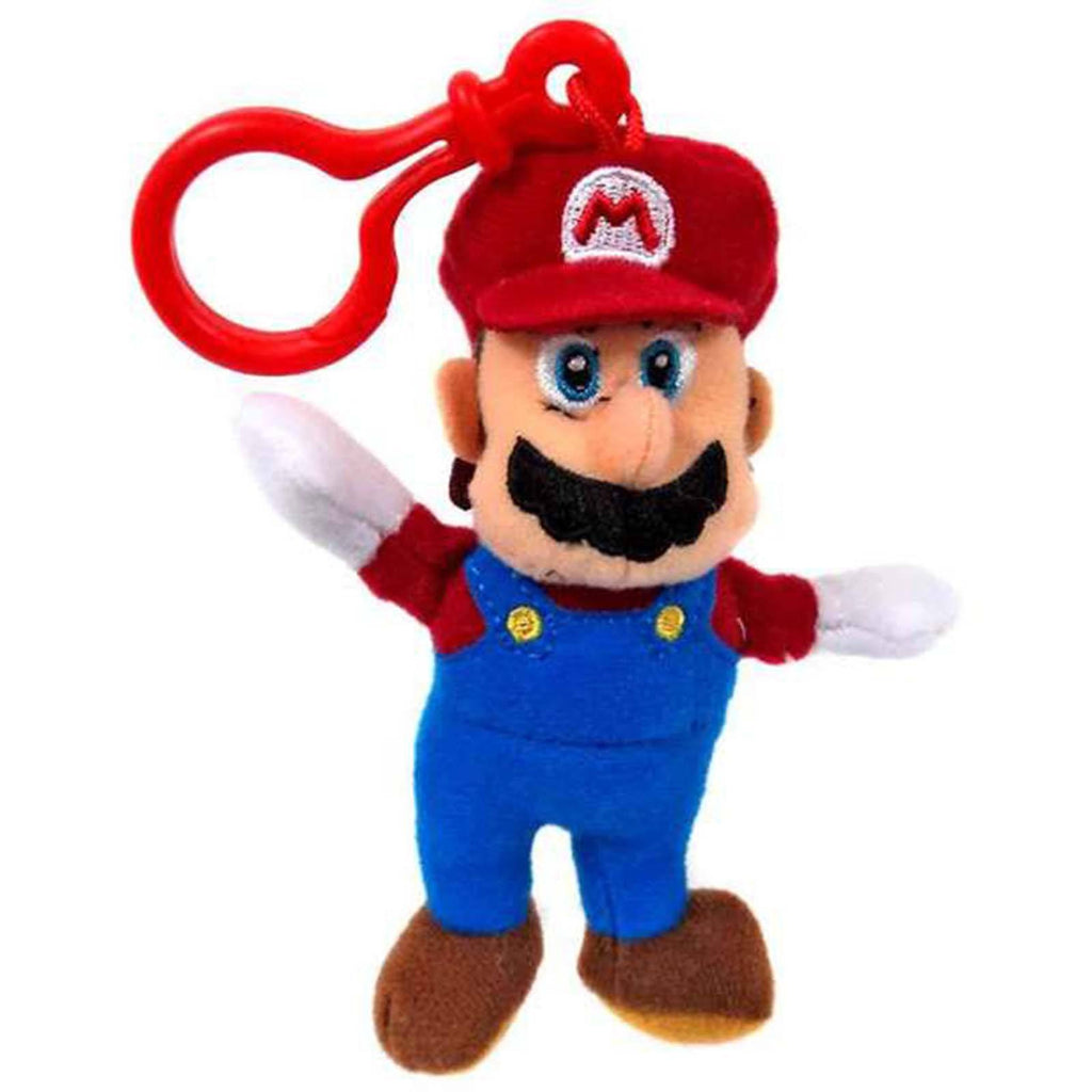Super Mario World Of Nintendo Mario Clip On Plush Figure