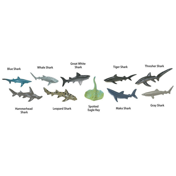 Shark Figures Miniatures Kid s Toys Sea Life Safari Radar Toys