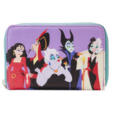 Loungefly Disney Villains Color Block Zip Around Wallet - Radar Toys