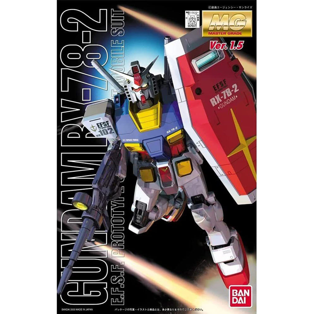 Bandai Gundam RX-78-2 Ver 1.5 MG Model Kit - Radar Toys