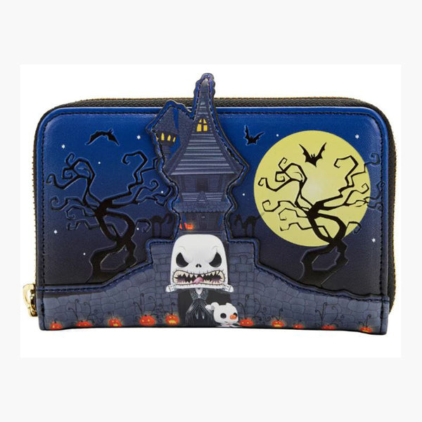 Loungefly Disney Night Before Christmas Jack Skellington Zip