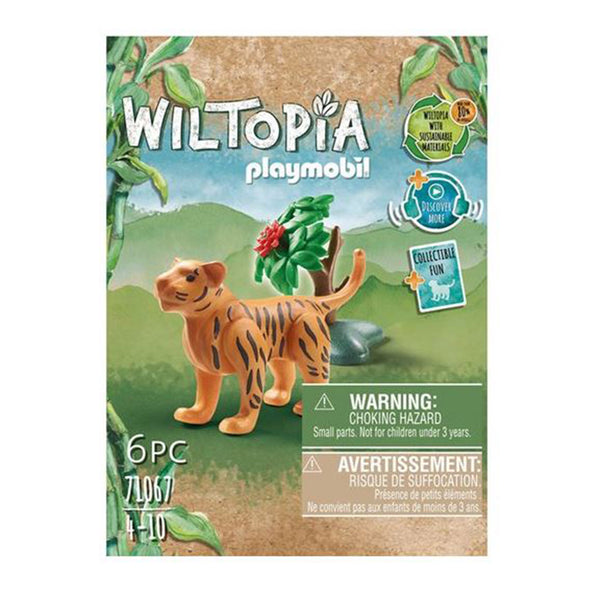 Playmobil Wiltopia Young Tiger Animal Building Set 71067 Radar Toys