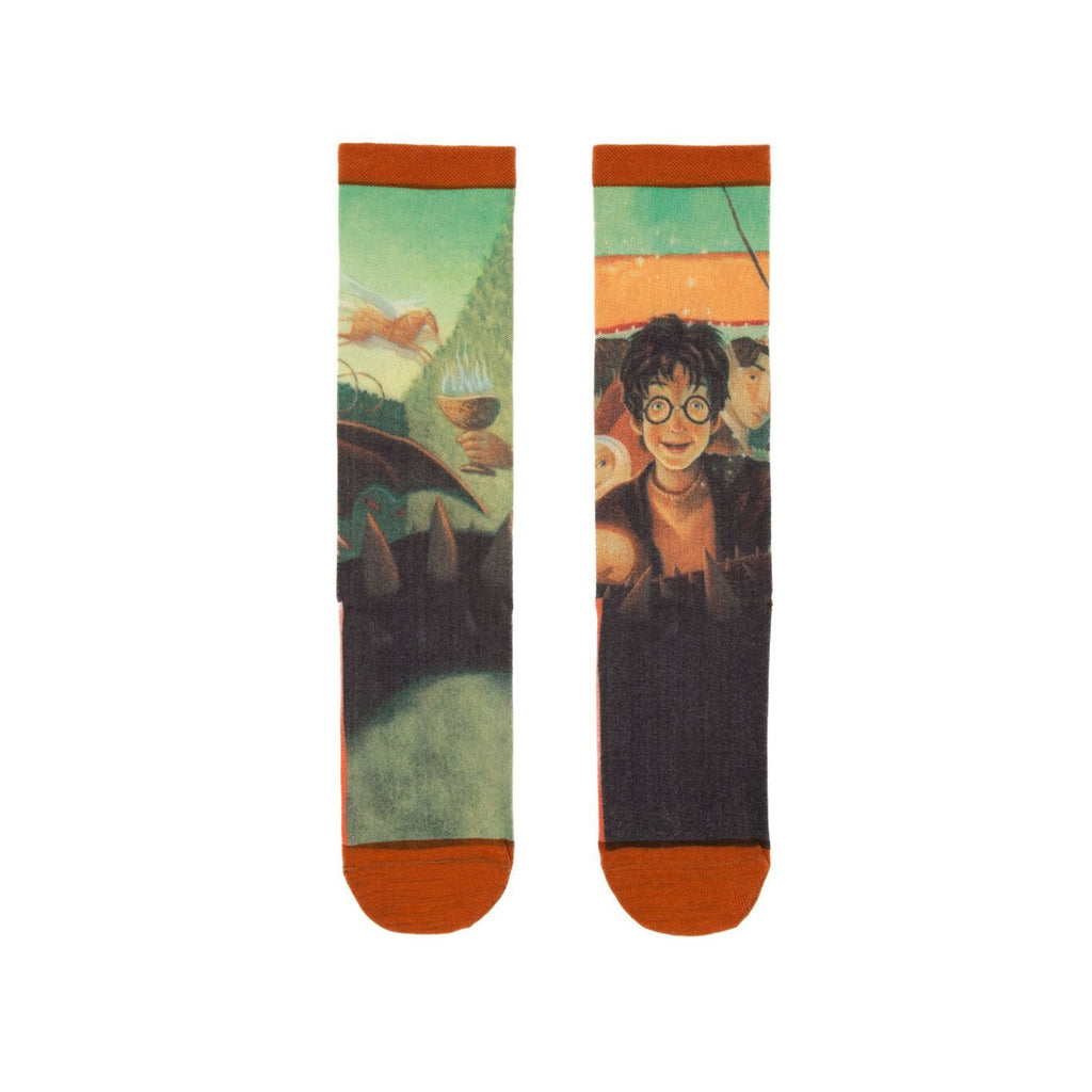 Harry Potter The Goblet Of Fire Single Pair Large Crew Socks