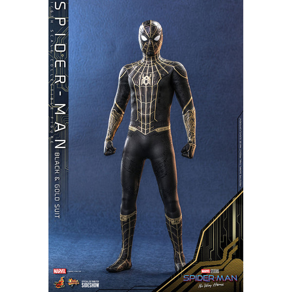 Hot Toys Marvel Spider-Man No Way Home Black Gold Figure | Radar Toys