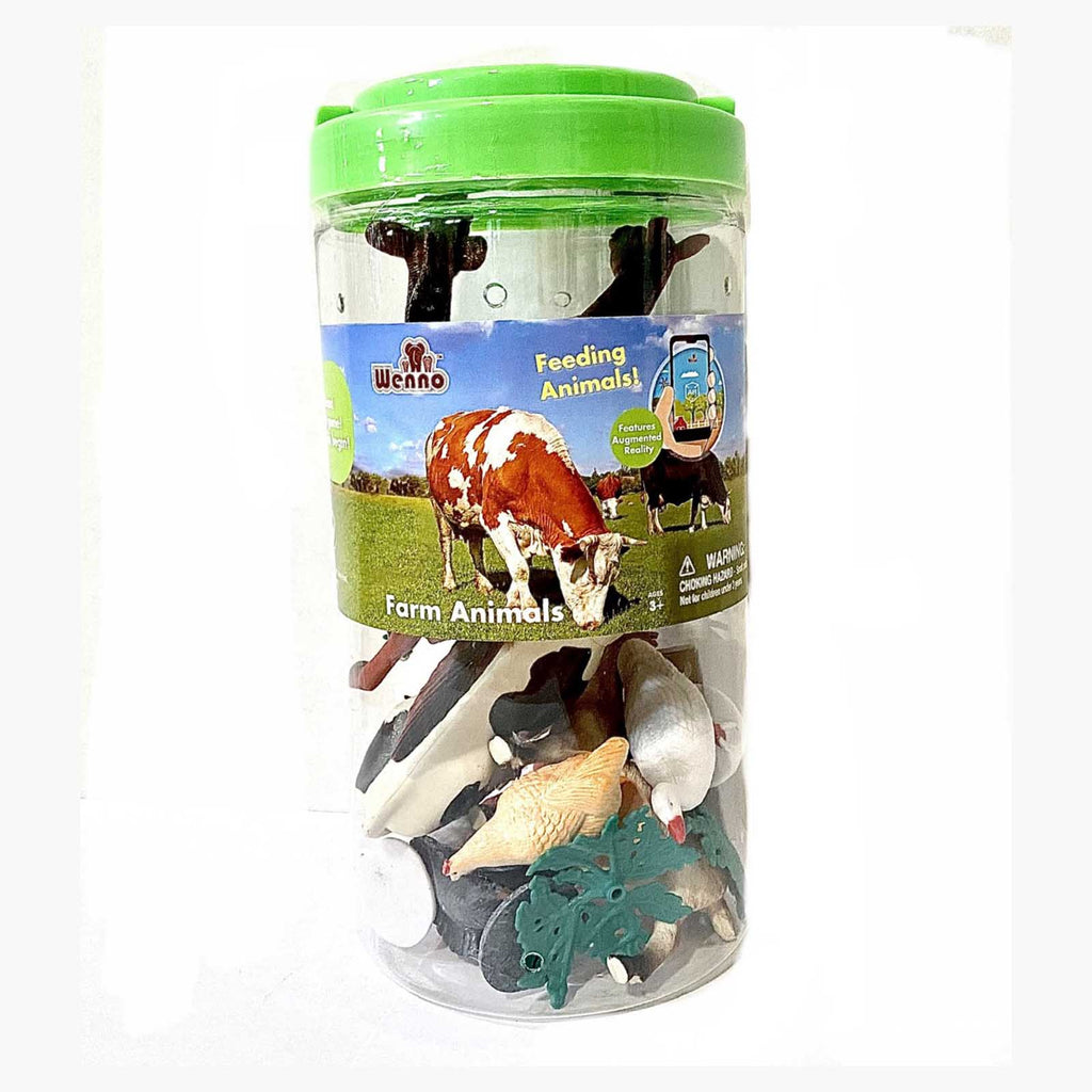 Wenno Farm Animals With Augmented Reality 13 Piece Set - Radar Toys
